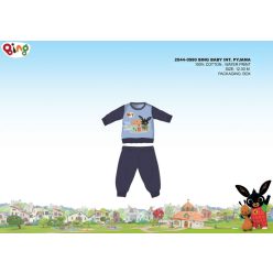   Pijama de bebé de interlock de algodón de invierno - Bing Bunny