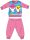 Baby Shark pijama de bebé de invierno grueso - pijama de franela de algodón - rosa claro - 80