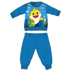   Baby Shark pijama de bebé de invierno grueso - pijama de franela de algodón - azul claro - 80