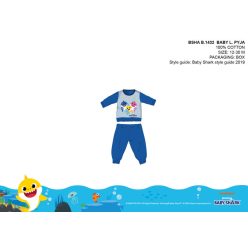   Pijama de bebé Baby Shark - pijama de algodón jersey - azul medio - 86