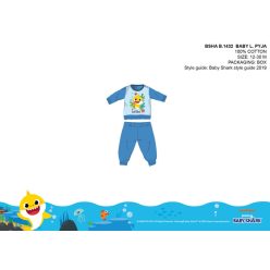   Baby Shark pijama de bebé - pijama de jersey de algodón - azul claro - 98