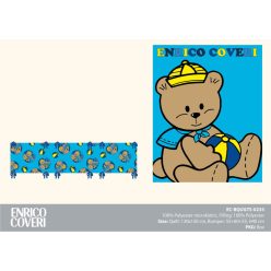   Juego de cama para cuna de bebé Enrico Coveri - juego de cama para cuna de bebé de 2 piezas - azul - 120 x 150 cm