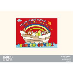 Manta polar para bebé Enrico Coveri - 90 x 120 cm - rojo
