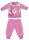 Pijama de bebé de algodón de invierno Flamingo - pijama interlock - rosa - 92