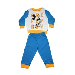   Pijama de bebé de algodón fino de manga larga - Mickey Mouse - One fly guy con estampado - Jersey - azul medio - 92