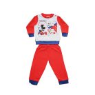 Pijama de bebé delgada de algodón - Mickey Mouse - Jersey - rojo - 92