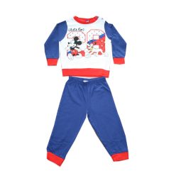   Pijama de bebé de algodón fino de manga larga - Mickey Mouse - Jersey - azul oscuro - 98
