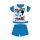 Pijama de bebé de algodón de manga corta de verano - Disney Mickey Mouse - azul medio - 92