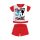 Pijama de bebé de algodón de manga corta de verano - Disney Mickey Mouse - rojo - 80