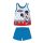 Pijama de bebé de algodón de verano sin mangas - Disney Mickey Mouse - azul medio - 80