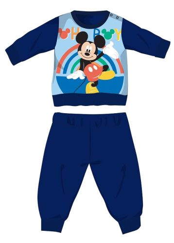 Pijama de bebé Mickey Mouse de Disney - pijama polar de invierno - azul oscuro - 92