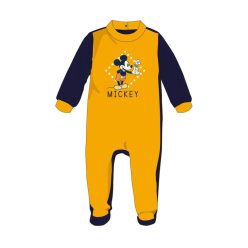   Rompers de bebé de Mickey Mouse de Disney de terciopelo - amarillo - para bebé de 1-3 meses