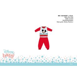   Pijama de bebé Mickey Mouse de Disney - pijama de algodón jersey - rojo - 98