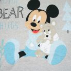 Pijama de bebé de algodón grueso de invierno - Mickey Mouse - azul medio - 92