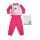 Pijama de bebé de algodón fino de manga larga - Minnie Mouse de lunares - Jersey - rosa - 98