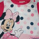 Pijama de bebé de algodón fino de manga larga - Minnie Mouse de lunares - Jersey - rosa - 98