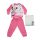 Pijama de bebé de algodón fino de manga larga - Minnie Mouse de lunares - Jersey - rosa - 92