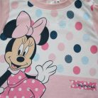 Pijama de bebé de algodón fino de manga larga - Minnie Mouse de lunares - Jersey - rosa claro - 92