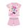 Pijama de bebé de algodón de verano de manga corta - Disney Minnie Mouse - estrellado - rosa claro - 92