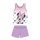 Pijama de bebé de algodón de verano sin mangas - Disney Minnie Mouse - lila claro - 80