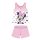 Pijama de bebé de algodón de verano sin mangas - Disney Minnie Mouse - rosa claro - 92