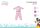 Pijama de bebé de interlock de algodón de invierno - Disney Minnie Mouse - rosa claro - 98