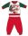 Disney Minnie Mouse thick winter Christmas baby pajama - cotton flannel pajama - red-green - 86
