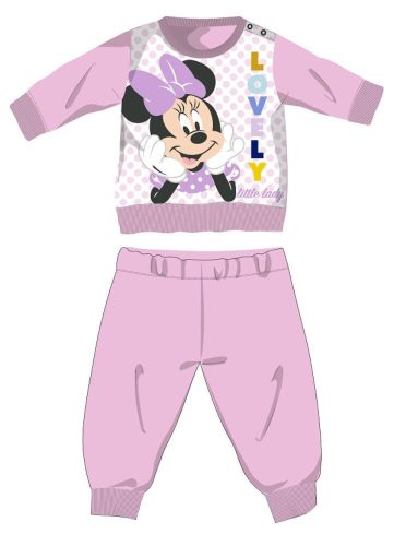 Disney Minnie Mouse baby polar pajama - thick winter pajama - light pink - 98