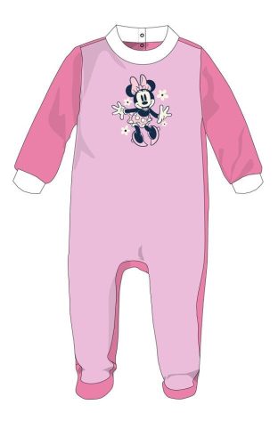 Enterizo de verano de bebé Minnie Mouse de Disney con mangas cortas - rosa - para bebés de 0 a 1 mes