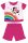 Disney Minnie Mouse summer short-sleeved baby pajama - cotton jersey pajama - pink - 80