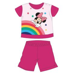   Disney Minnie Mouse summer short-sleeved baby pajama - cotton jersey pajama - pink - 92