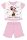 Disney Minnie Mouse summer short-sleeved baby pajama - cotton jersey pajama - with Minnie Superstar print - light pink - 92