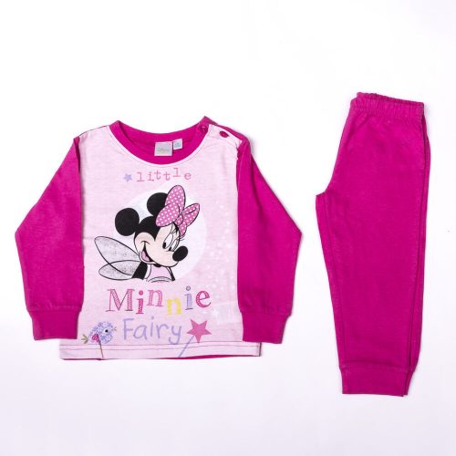 Pijama de bebé delgada y larga - Minnie Mouse - rosa - 92