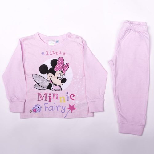 Pijama de bebé delgada y larga - Minnie Mouse - rosa claro - 80