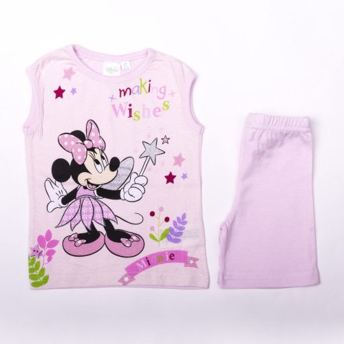 Conjunto de camiseta y pantalón de algodón con estampado de verano para bebés - blanco-rosa - 80