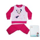 Pijama de bebé de algodón grueso de invierno - Minnie Mouse - rosa - 86