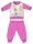 Princesas de Disney pijama de bebé grueso de invierno - pijama de franela de algodón - rosa oscuro - 80