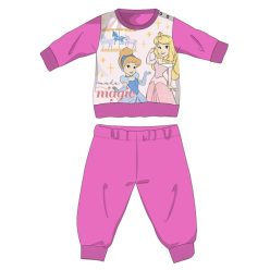   Princesas de Disney pijama de bebé grueso de invierno - pijama de franela de algodón - rosa oscuro - 98