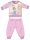 Princesas de Disney pijama de bebé grueso de invierno - pijama de franela de algodón - rosa claro - 92