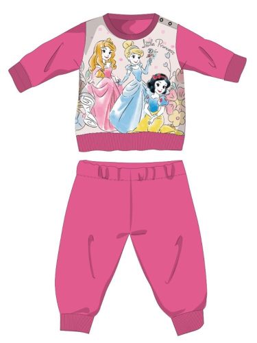 Disney Princesses pijama de bebé de algodón de invierno - pijama de interlock - rosa - 92