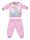 Disney Princesses pijama de bebé de algodón de invierno - pijama de interlock - rosa claro - 80