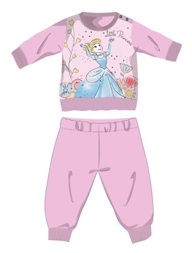 Disney Princesses pijama de bebé de algodón de invierno - pijama de interlock - rosa claro - 80