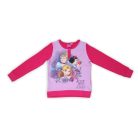 Téli pamut gyerek pizsama - Disney Hercegnők - pink - 116