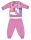 Unicornio pijama de bebé grueso de invierno - pijama de franela de algodón - rosa oscuro - 92