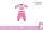 Pijama de bebé unicornio - pijama de algodón jersey - rosa - 92