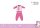 Pijama de bebé unicornio - pijama de algodón jersey - rosa oscuro - 92