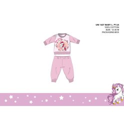   Pijama de bebé unicornio - pijama de algodón jersey - rosa claro - 92