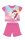 Pijama de bebé unicornio de verano de manga corta - pijama de algodón jersey - rosa oscuro - 86
