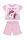 Pijama de bebé unicornio de verano de manga corta - pijama de algodón jersey - rosa claro - 98